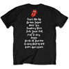The Rolling Stones 'Honk Album Tracklist' (Black) T-Shirt Back