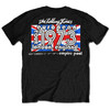 The Rolling Stones 'London European 73' (Black) T-Shirt Back