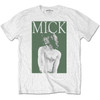 The Rolling Stones 'Mick Photo Version 2' (White) T-Shirt