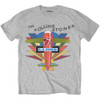 The Rolling Stones 'Retro US Tour 1975' (Grey) T-Shirt