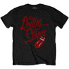 The Rolling Stones 'Script Logo' (Black) T-Shirt