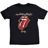 The Rolling Stones 'Sixty Plastered Tongue' (Black) T-Shirt