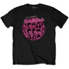 The Rolling Stones 'Some Girls Circle V.1' (Black) T-Shirt