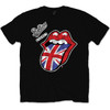 The Rolling Stones 'Vintage British Tongue' (Black) T-Shirt