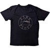 Pink Floyd 'Circle Logo' (Black) Hi-Build T-Shirt