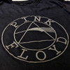 Pink Floyd 'Circle Logo' (Black) Hi-Build T-Shirt