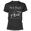Pink Floyd 'Dark Side of the Moon Band & Pulse' (Grey) T-Shirt