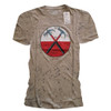 Pink Floyd 'The Wall Hammers' (Sand) Snow Wash T-Shirt