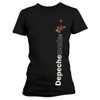 Depeche Mode 'Violator Side Rose' (Black) Womens Fitted T-Shirt