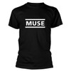 Muse 'White Logo' (Black) T-Shirt