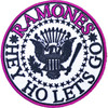 Ramones 'Hey Ho Let's Go V. 1' (Iron On) Patch