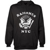 Ramones 'Retro Eagle New York City' (Black) Pull Over Hoodie
