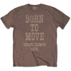 Creedence Clearwater Revival 'Born To Move' (Brown) T-Shirt