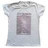 Joy Division 'Space Lady' (Grey) Womens Fitted T-Shirt