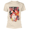 The Doors 'Jim Face Fire' (Natural) T-Shirt