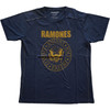 Ramones 'Presidential Seal' (Blue)  Snow Wash T-Shirt