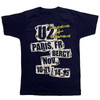 U2 'I+E Paris Event 2015' (Dark Navy) T-Shirt