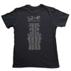 U2 'I+E Tour 2015 Band Silhouettes' (Black) T-Shirt