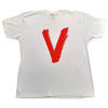 U2 'U2 Vertigo Tour 2005 Red V' (White) T-Shirt