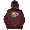 U2 'Joshua Tree 2017' (Maroon) Zip Up Hoodie