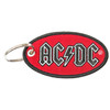 AC/DC 'Oval Logo' Patch Keyring
