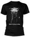 Darkthrone 'Under a Funeral Moon Album' (Black) T-Shirt Front