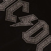 AC/DC 'Logo Diamante' (Black) Womens Fitted T-Shirt