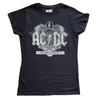 AC/DC 'Black Ice' (Black) Womens Fitted T-Shirt