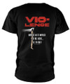 Vio-lence 'Oppressing The Masses' (Black) T-Shirt Back