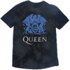 Queen 'Blue Crest' (Dip-Dye) T-Shirt