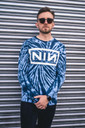 Nine Inch Nails 'Logo' (Dip-Dye) Long Sleeve Shirt