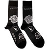 AC/DC 'Icons' (Black) Socks (One Size = UK 7-11)