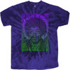 Jimi Hendrix 'Swirly Text' (Dip-Dye) T-Shirt
