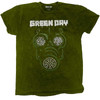 Green Day 'Gas Mask' (Dye Wash) T-Shirt