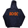 AC/DC 'Logo' (Navy) Pull Over Hoodie