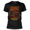AC/DC 'Back in Black Tour 1980' (Black) T-Shirt