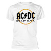 AC/DC 'Back in Black Circle' (White) T-Shirt