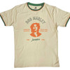 Bob Marley 'Thing Called Love' (Sand) Ringer T-Shirt
