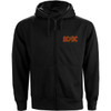 AC/DC 'Logo' (Black) Zip Up Hoodie