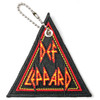 Def Leppard 'Tri-Logo' Patch Keyring