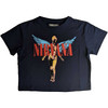 Nirvana 'Angelic' (Navy) Womens Crop Top