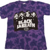 Black Sabbath 'Band & Logo' (Dye-Wash) Kids T-Shirt