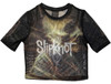 Slipknot 'TESF Profile' (Black) Womens Mesh Crop Top