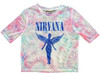 Nirvana 'Angelic Blue Mono' (Multicoloured) Womens Mesh Crop Top