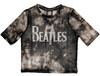 The Beatles 'Drop T Logo' (Multicoloured) Womens Mesh Crop Top