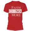 Faith No More 'Classic New Logo Star' (Red) T-Shirt