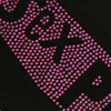 Sex Pistols 'Logo Diamante' (Black) T-Shirt CLOSEUP