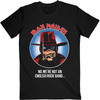 Iron Maiden 'Not An English Rock Band' (Black) T-Shirt Front