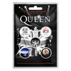 Queen 'Freddie' Button Badge Pack