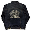 Queen 'White Crest' (Blue) Denim Jacket BACK